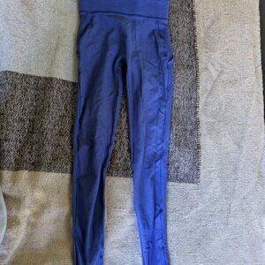 Outdoor Voices XS Blue Extra High Leggings